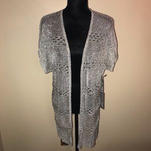 Chico’s travelers collection glitz cardigan